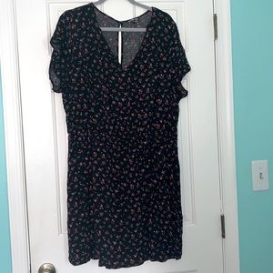 Charlotte Russe Black Floral Dress